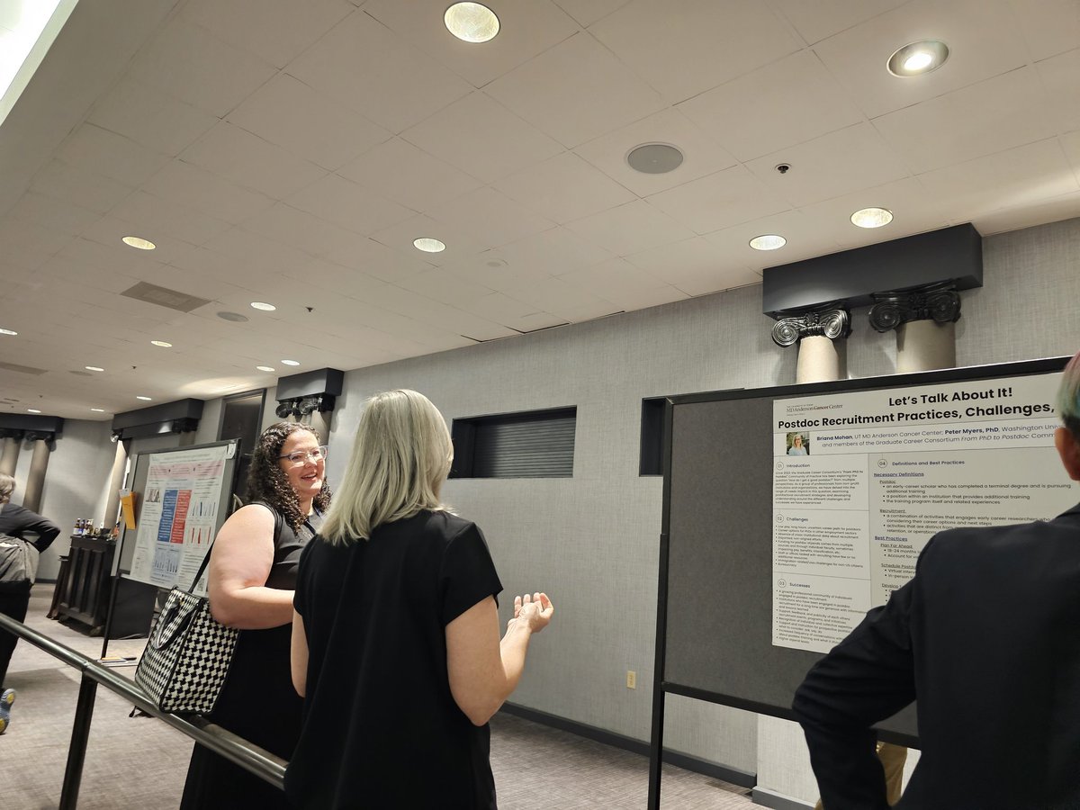 Great information being shared about best practices in working with post docs by our Research Education and Training Office  <a href="/AAMCtoday/">AAMC</a>  2024 Biomedical Research Training Conference <a href="/DianeBodurka/">Diane Bodurka</a>