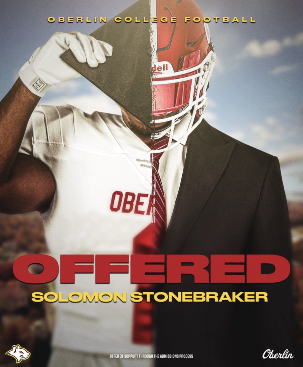 Solomon Stonebraker (@solomonstonebr2) on Twitter photo Thankful to have received an NCAA offer from <a href="/Yeo_Football/">Oberlin Football</a>. Thank you <a href="/coopsiud/">Cooper Siudak</a>
@adairfbcoach Thankful to have received an NCAA offer from <a href="/Yeo_Football/">Oberlin Football</a>. Thank you <a href="/coopsiud/">Cooper Siudak</a>
@adairfbcoach