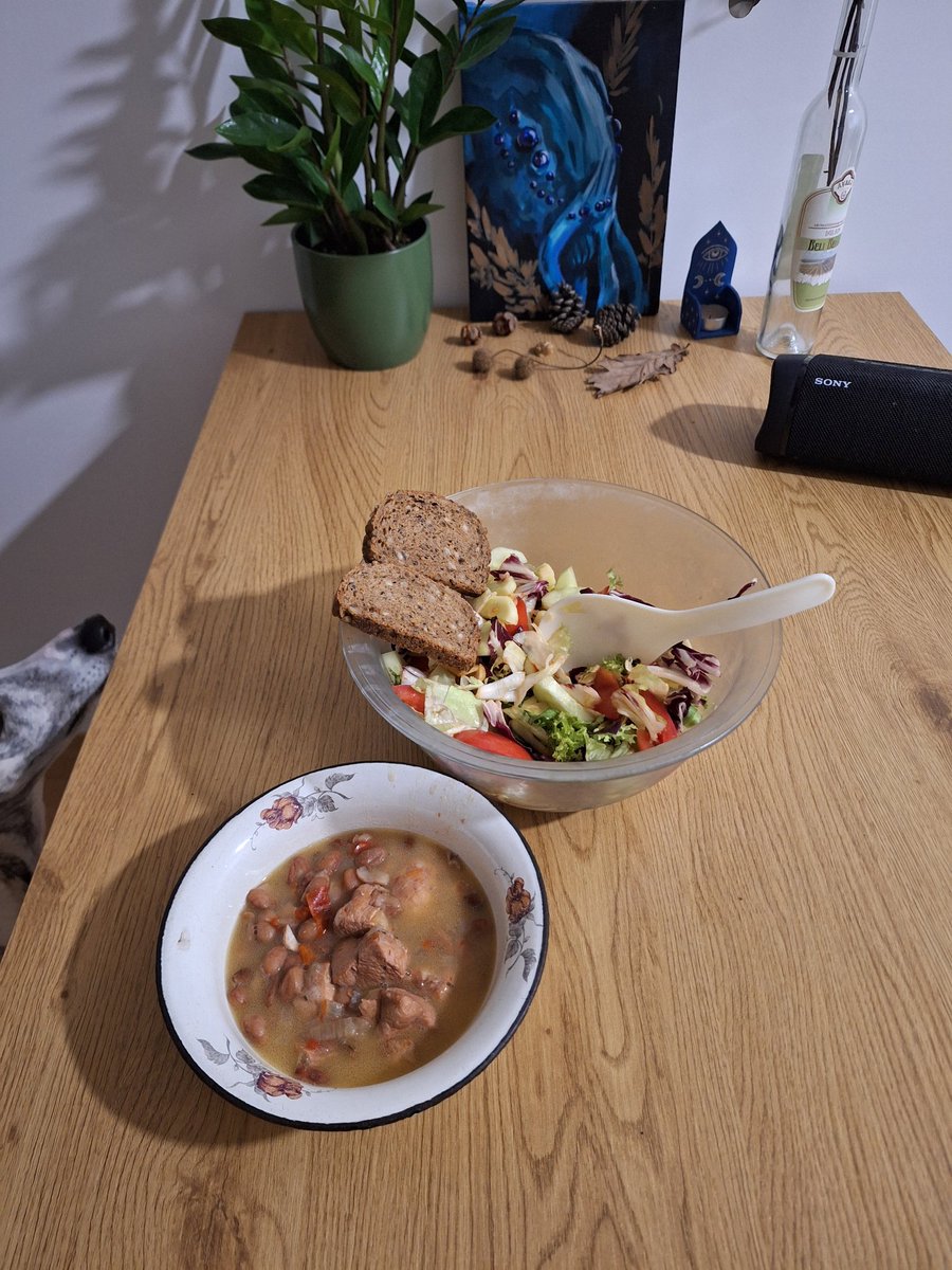 PaulAndJet's tweet image. Куриная грудка тушёная с фасолью и болгарским перцем, салат микс + парадайз
#ЕдимДома
#КулинарныеИзлишества