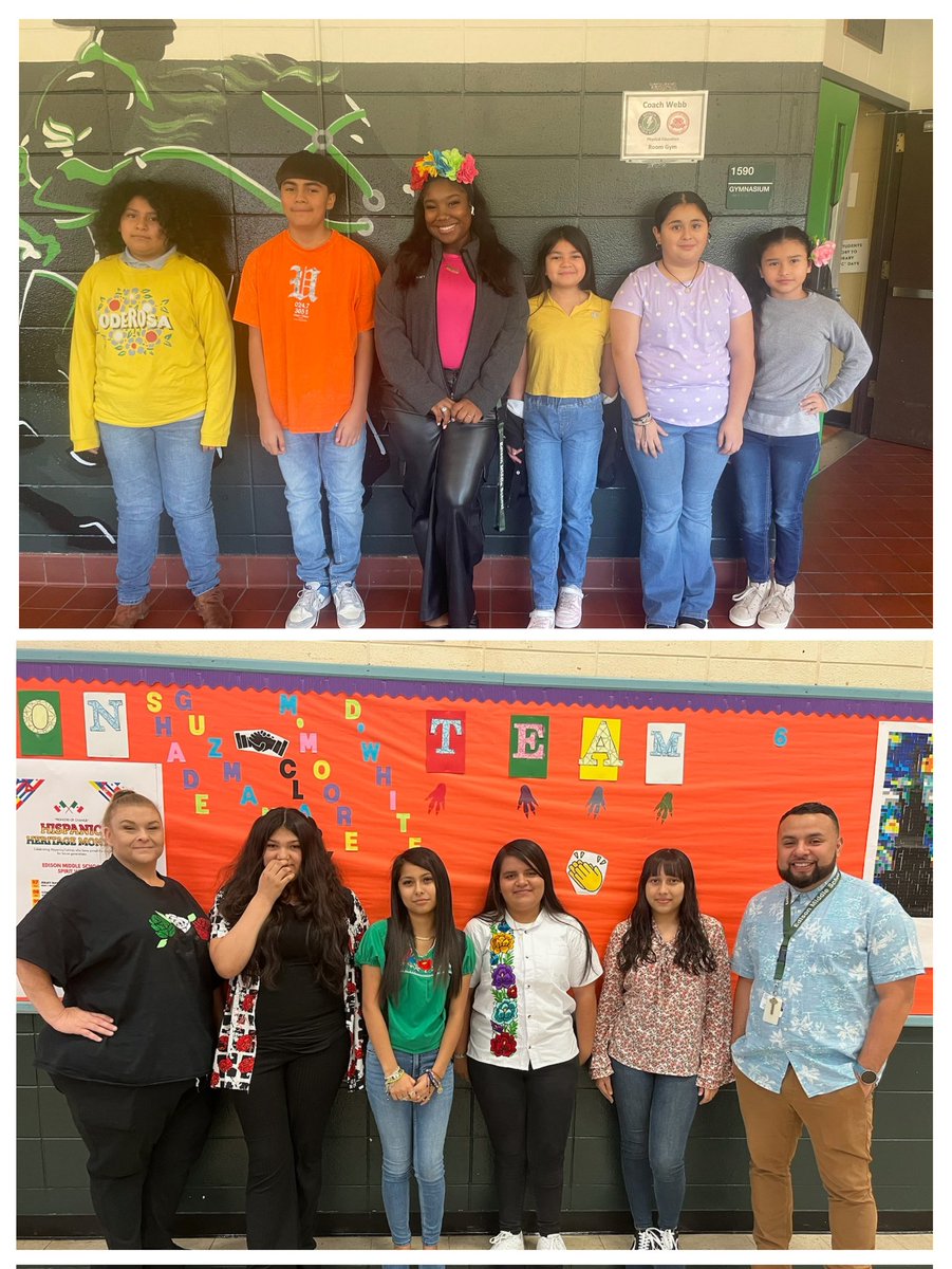 Tonya Reyes (@mrstreyes) on Twitter photo We have been enjoying celebrating Hispanic Heritage Month with our Spirit Week so far. Join in on the fun tomorrow for Bandera Day! <a href="/edison_school/">Edison Middle School</a> <a href="/HISD_ACC/">Counseling Department</a> #RepresentationMatters We have been enjoying celebrating Hispanic Heritage Month with our Spirit Week so far. Join in on the fun tomorrow for Bandera Day! <a href="/edison_school/">Edison Middle School</a> <a href="/HISD_ACC/">Counseling Department</a> #RepresentationMatters