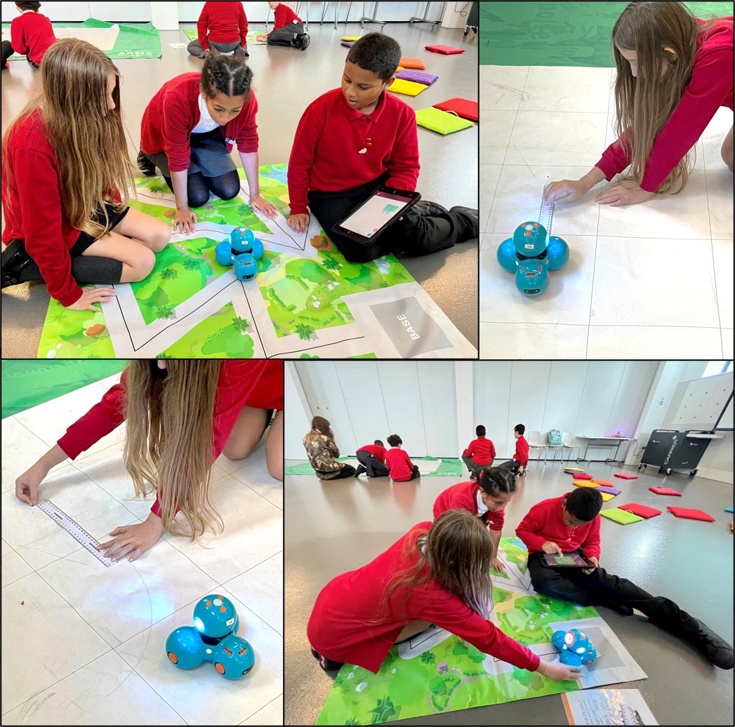 JBprimaryschool's tweet image. Wow! What an amazing visit and workshop to the @NAM_London. The Digital Leaders worked in teams to complete Army-based missions using block coding and Dash robots #handsoncoding #algorithms #debugging @STEMAmbassadors @teachcomp_se