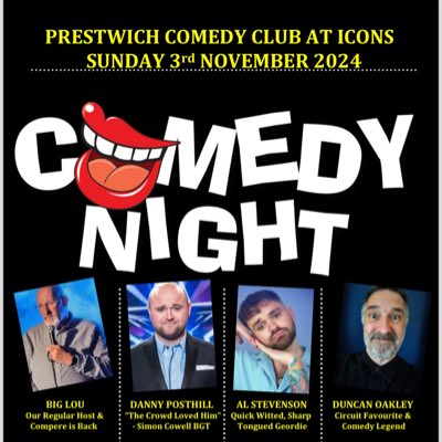 Big Lou / Prestwich Comedy tweet media