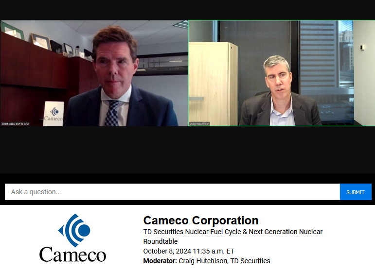 quakes99's tweet photo. 📺Today TD hosted its Annual #Uranium/#Nuclear Roundtable👥 with a series of excellent & insightful Q&A chats with Nuclear & Uranium players.💎 Here are links to 6 replays of those discussions (register as a Public Investor to view):🧑‍💻

Cameco: $CCO "tailwinds have never been stronger"
https://t.co/pYXkeNRCz8

NexGen $NXE Arrow progress
https://t.co/PoiGwFtxhj

Centrus $LEU - 3 RFP's by DOE + Russian imports ban
https://t.co/9XbQ13ZNvL

IsoEnergy $ISO - Anfield acquisition & other projects
https://t.co/AdWnoaLt5G

ATHA Energy $SASK - Exploration & development ops
https://t.co/zJJVYHxHBT

enCore Energy $EU - Ramping Up US production
https://t.co/60gY4Lna49

Very impressed with the high calibre presenters.👏
Hope U enjoy them as much as I did.🤠🐂