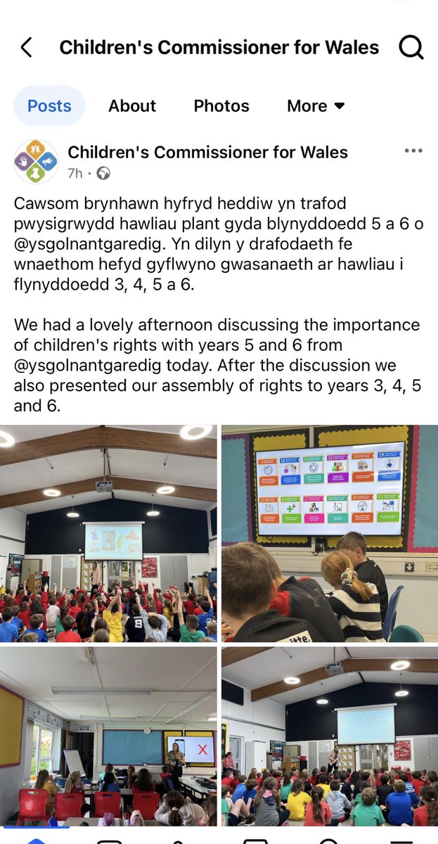 YsgolNant's tweet photo. Diolch @childcomwales. Bu’n bleser eich croesawu. https://t.co/9VZmGhVOpC