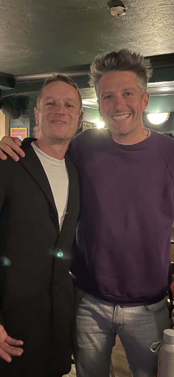 Delightful surprise to see <a href="/ComComPod/">Stuart Goldsmith</a> testing material in Exeter this evening! Hilarious as always, go and see him!