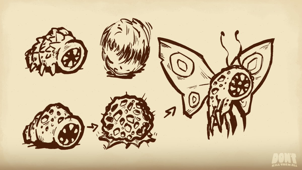 We're working on some new enemies for Don't Kill Them All! 

What do you think about these flying monsters? 🪰