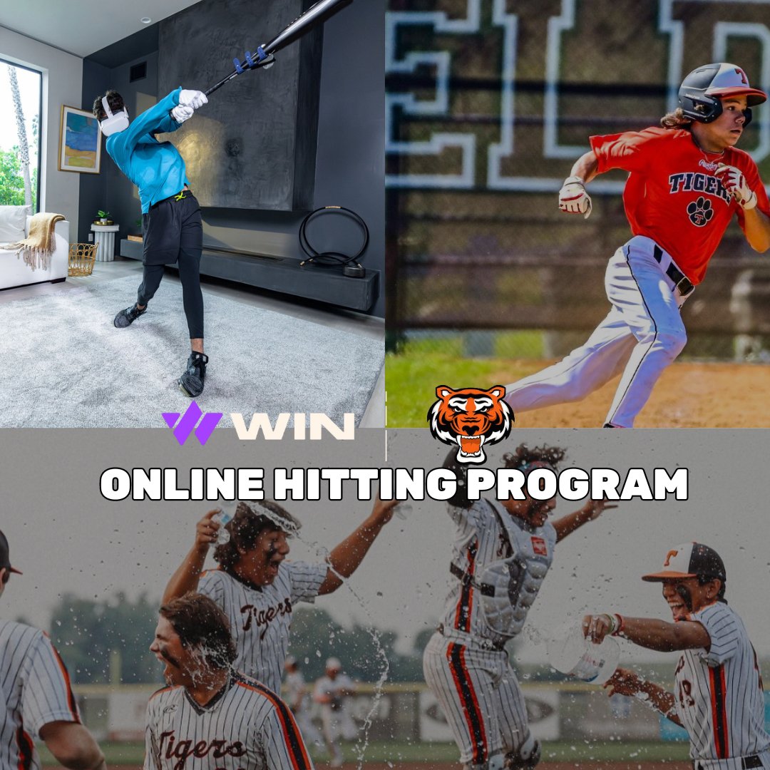 "We are excited to be one of the premier organizations chosen to partner with @winreality and take player development to the next level. Tap the link in the bio for our online hitting program with WIN!"