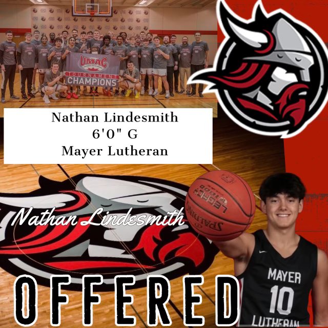Nathan Lindesmith (@nathanlindesmi1) on Twitter photo Blessed to receive an offer from Bethany Lutheran College! <a href="/Coach_Garvin35/">Pat Garvin</a> <a href="/CoachPolesky3/">Brandon Polesky</a> <a href="/KoryKettner/">MN RISE BASKETBALL</a> <a href="/LindesmithN/">Nate Lindesmith</a> Blessed to receive an offer from Bethany Lutheran College! <a href="/Coach_Garvin35/">Pat Garvin</a> <a href="/CoachPolesky3/">Brandon Polesky</a> <a href="/KoryKettner/">MN RISE BASKETBALL</a> <a href="/LindesmithN/">Nate Lindesmith</a>