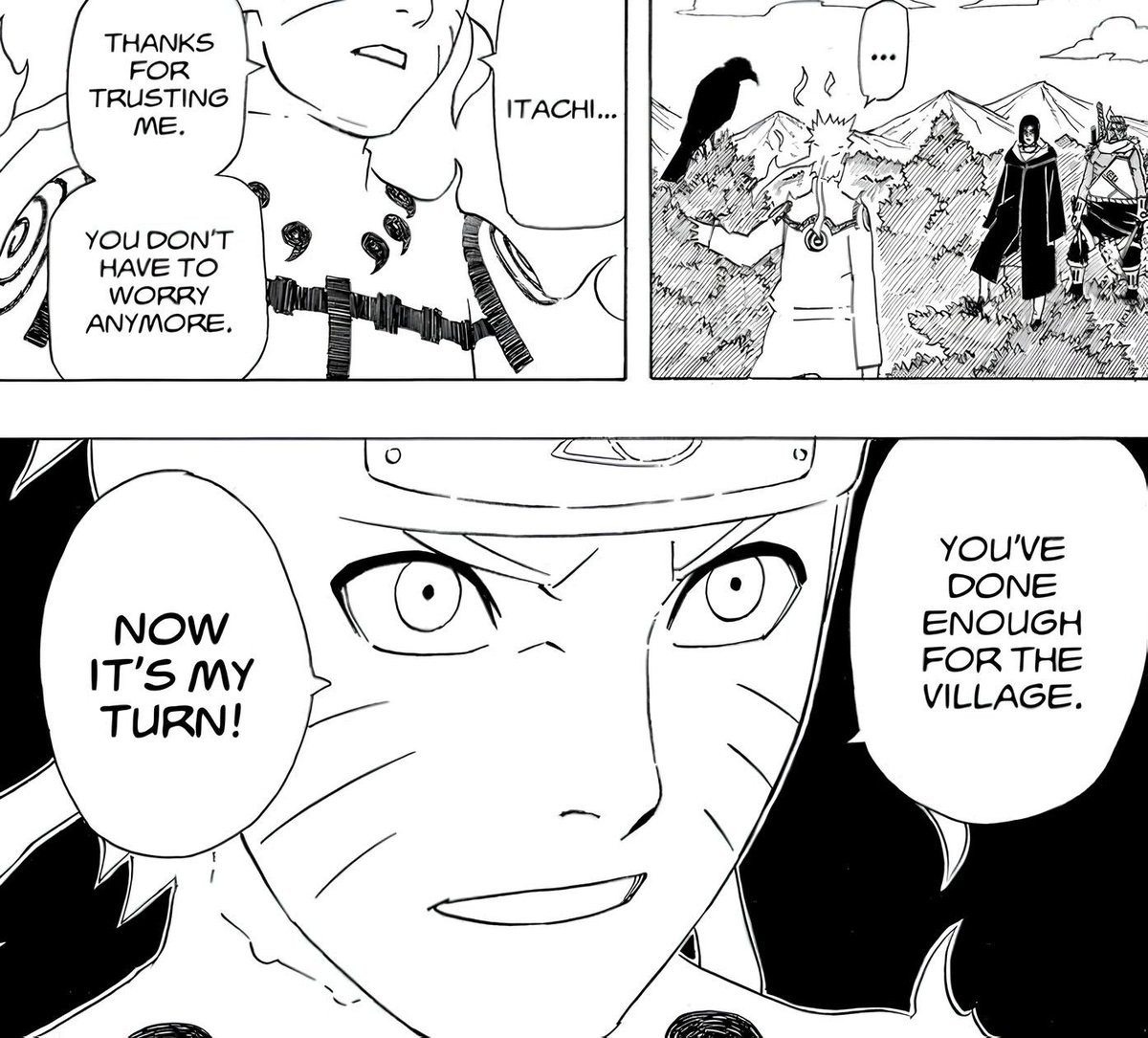 Naruto Chapter 550, titled "Kotoamatsukami"