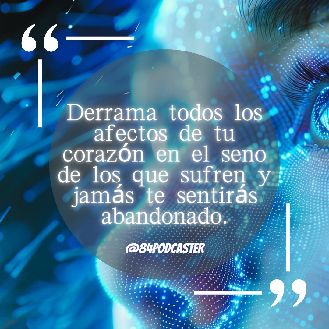 84PODCASTER's tweet photo. 📖Del Pensamiento 212: "Si te sientes marginado, haz lo contrario, ve a buscar a alguien que necesite de tu ayuda y ayúdalo inmediatamente.. 🧠 #LeadershipMatters #Leaders #Leadership #Liderazgo #mentalhealth #MentalHealthMatters #MentalHealthSupport #MentalWellness #WisdomPower https://t.co/Pe9LjVNYZj