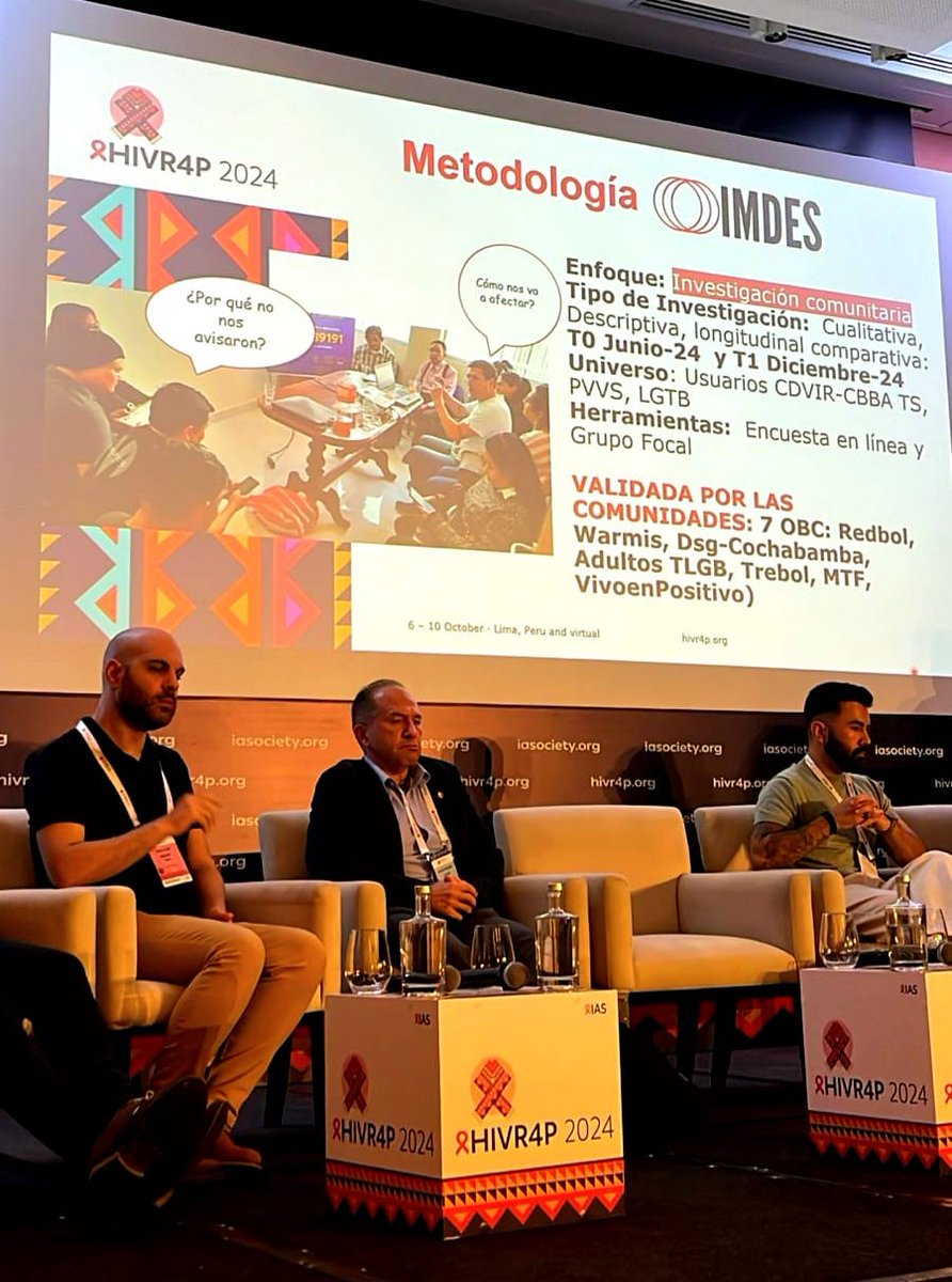 @willan7274, Sec. Nacional de REDBOL y Facilitador IpDH, expuso en la 5ta Conf. de Prevención de VIH en Lima sobre el impacto de la desconcentración de servicios de salud. #PrevenciónVIH #SaludComunitaria #VIH #REDBOL