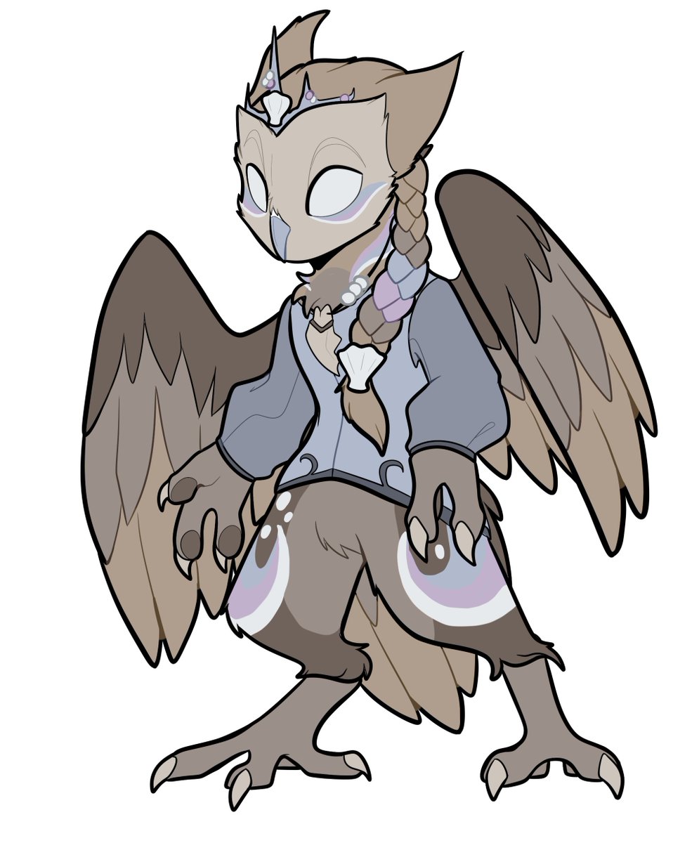 Adoptober 7 and 8, scream and owl! Owl was precla!med!