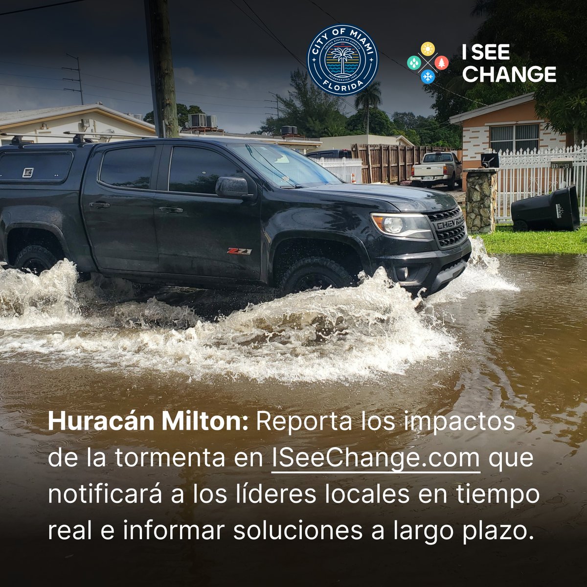 City of Miami (@cityofmiami) on Twitter photo Huracán Milton: Reporta los impactos de la tormenta en ISeeChange.com Tu información ayudará a notificar a los líderes locales en tiempo real y a encontrar soluciones a largo plazo.
<a href="/iseechange/">ISeeChange</a> Huracán Milton: Reporta los impactos de la tormenta en ISeeChange.com Tu información ayudará a notificar a los líderes locales en tiempo real y a encontrar soluciones a largo plazo.
<a href="/iseechange/">ISeeChange</a>