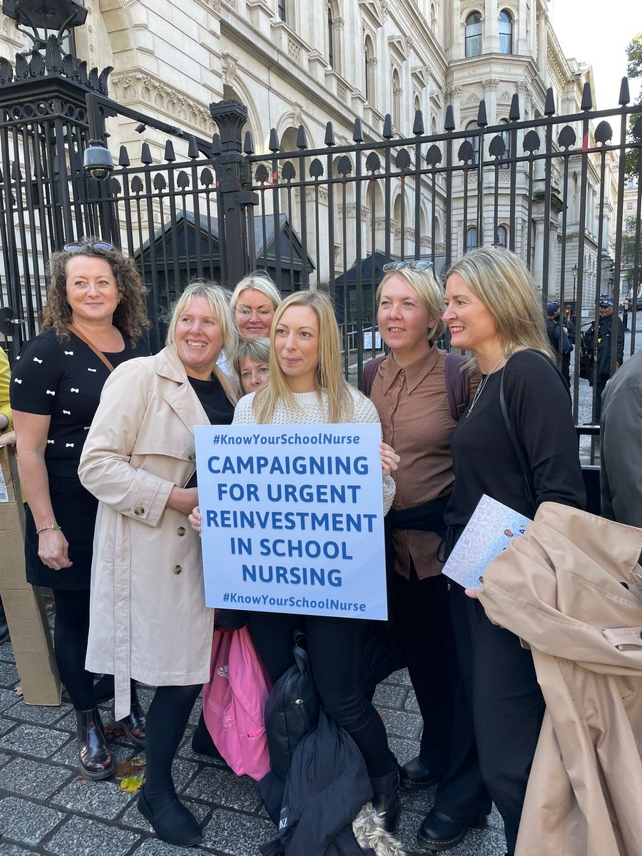 Sharon White 💙OBE SCPHN SN RCM RN (@sharonwhiteobe) on Twitter photo Each & every placard held with utter courage, conviction, compassion & for children’s health & wellbeing. If not now then when? Reinvest in school nursing. Win win! <a href="/wesstreeting/">Wes Streeting</a> <a href="/GwynneMP/">Andrew Gwynne MP</a> <a href="/WeSchoolNurses/">WeSchoolNurses 💙</a> Each & every placard held with utter courage, conviction, compassion & for children’s health & wellbeing. If not now then when? Reinvest in school nursing. Win win! <a href="/wesstreeting/">Wes Streeting</a> <a href="/GwynneMP/">Andrew Gwynne MP</a> <a href="/WeSchoolNurses/">WeSchoolNurses 💙</a>