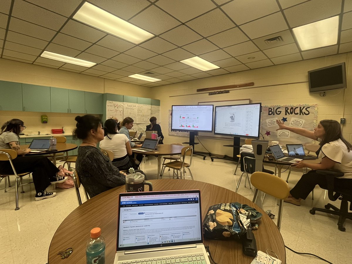 Thank you <a href="/katiegreene25/">Katie Greene</a> for leading important conversations today during PLCs digging into our Unit 2 assessment data to make decisions about intervention and remediation! <a href="/mrsgray620/">Hannah Gray</a> <a href="/sarahruddock4/">sarahruddock</a> <a href="/mboyd_boyd/">Melody Boyd</a>