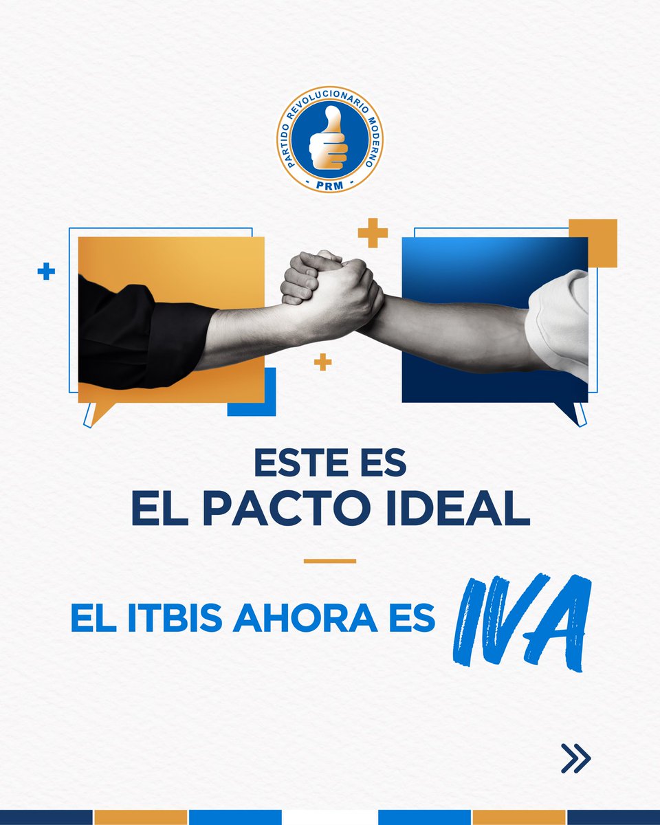 PRM_Oficial's tweet image. En este pacto ideal, el ITBIS ahora es IVA 📈📊 ¡Nuevas medidas para un mejor control financiero! 🤝 #ReformaQueTransforma