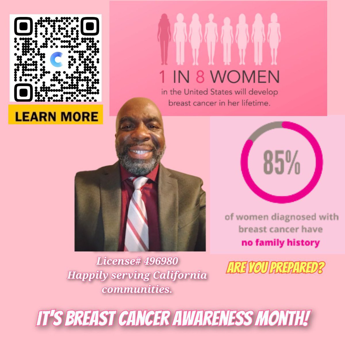 October is Breast Cancer Awareness Month, a crucial time to highlight the importance of protecting yourself. Regular screenings are key, but ensuring you are insured. 
This Breast Cancer Awareness Month, let's talk about protection. Protect yourself with the right insurance; earl