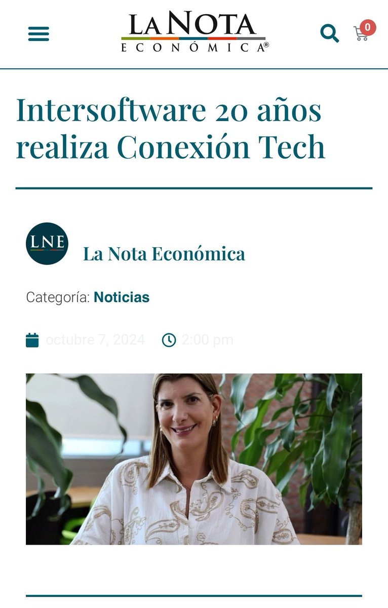 InterSoftwareCo's tweet image. #ConexiónTech es noticia!!
¡Estamos a 9 días, 20 años @InterSoftwareCo!

@lanotaeconomica 
acortar.link/XcZ7sU

@technocio 
acortar.link/mCseF5

🔗 Inscríbete aquí lnkd.in/ebCnWipn