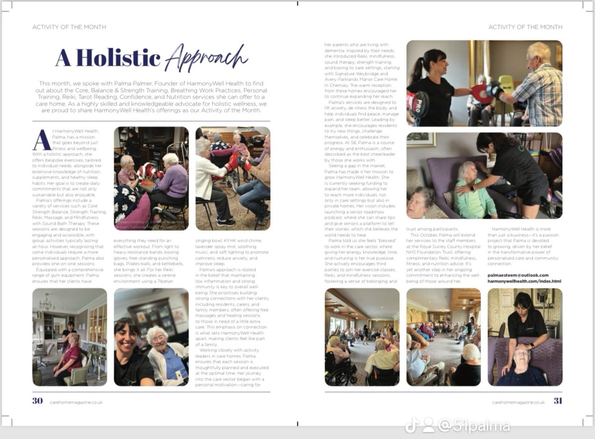 palmapalmer's tweet photo. Thank you Jade Evans Chief Editor Care Home Magazine Cogent Multimedia 
For this amazing article in the September Issue page 30-31 
https://t.co/Ls8aV9G1Ho 

https://t.co/wdYEchtm53 https://t.co/jlJEtDJ8ln
