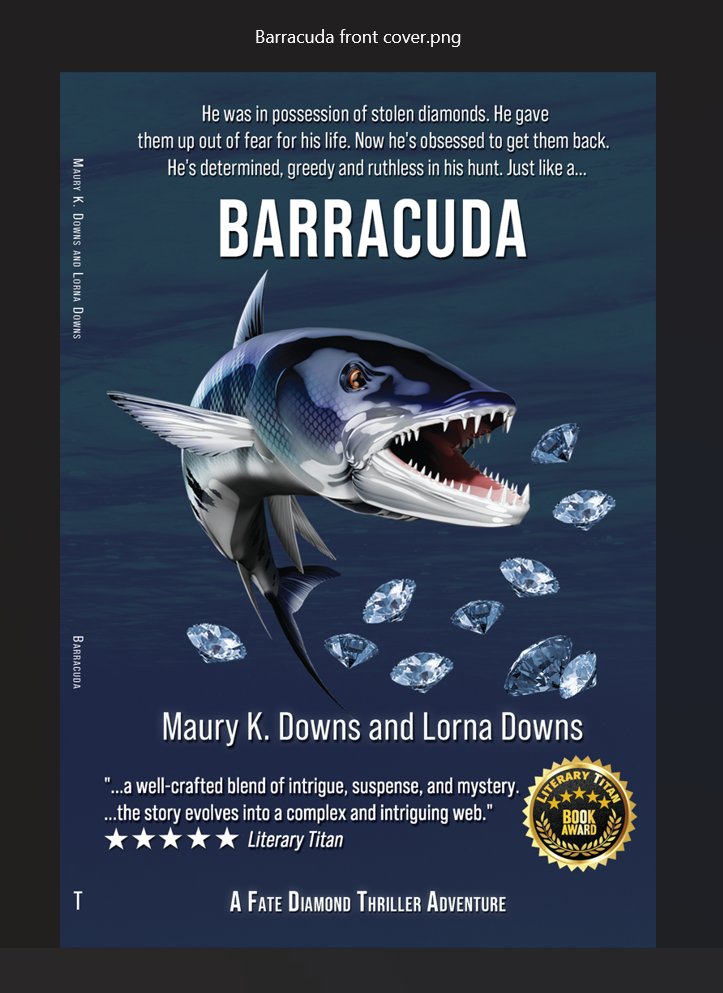 A10engines's tweet photo. Barracuda...the third novelette in the Fate Diamonds series💎 Paulo continues to press his luck to find quick fortune!🤑Now available for purchase on Amazon, Barnes &amp; Noble, iBooks, and other retailers😁
#scifibooks #bookseries #indiebooks #indieauthors #bookawards https://t.co/Rcj4Zy3rNX