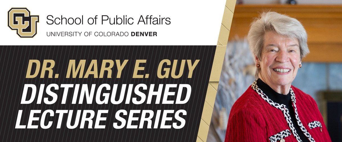 CU Denver SPA (@cudenverspa) on Twitter photo Join us next Wed, Oct 16, for the Dr. Mary E. Guy Lecture featuring Susan T. Gooden, Ph.D. Don’t miss this inspiring event! Register today at cvent.me/3VKQ79 @MaryGuy15 <a href="/VCUWilderSchool/">VCU Wilder School</a> Join us next Wed, Oct 16, for the Dr. Mary E. Guy Lecture featuring Susan T. Gooden, Ph.D. Don’t miss this inspiring event! Register today at cvent.me/3VKQ79 @MaryGuy15 <a href="/VCUWilderSchool/">VCU Wilder School</a>