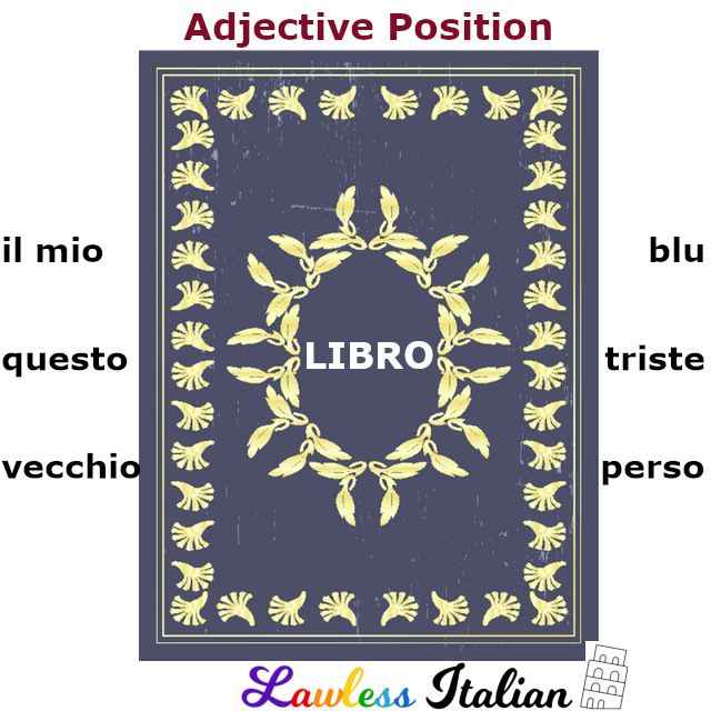 Whether an #Italian adjective goes in front or after the noun it qualifies depends on what kind of adjective it is: lawl.es/it-adj-pos

#lawlessitalian #learnitalian #italianteacher