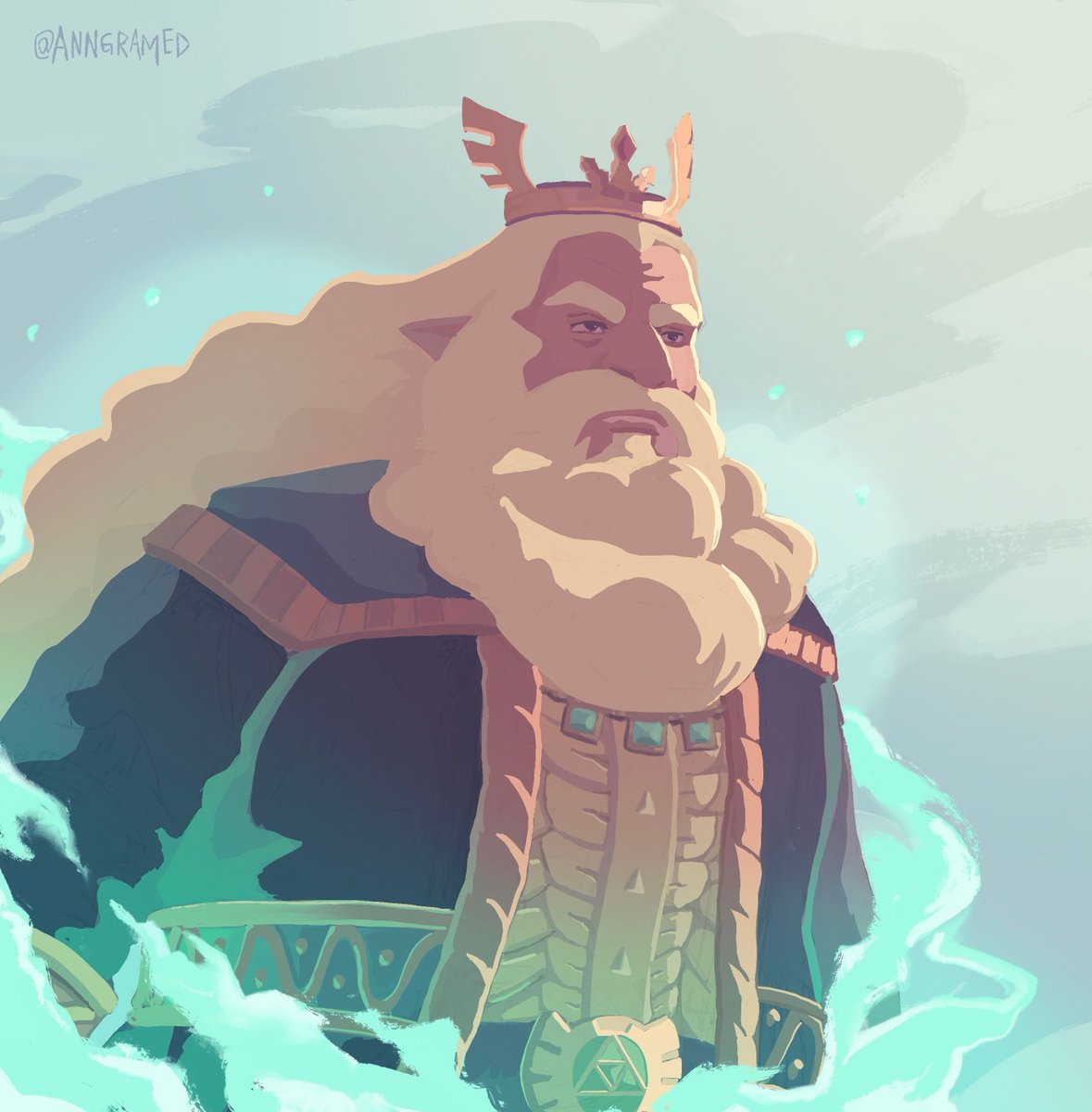 King Rhoam from Zelda BOTW

A bit late for day 7 - Royalty/noble

#linktober #botw
