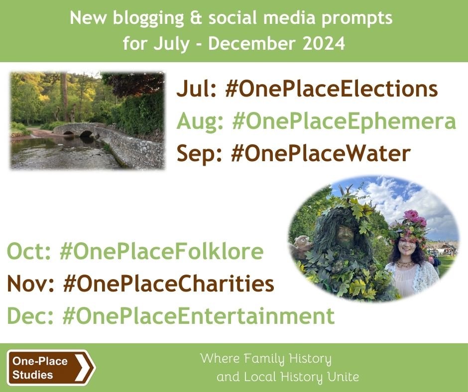 OnePlaceStudies's tweet image. A #OnePlaceWednesday reminder of our #OnePlaceStudy blogging and social media prompts for the second half of 2024. I hope to finalise the list of prompts for 2025 by the end of the month and would welcome your suggestions—by DM or in replies to this tweet—for OPS-related themes!