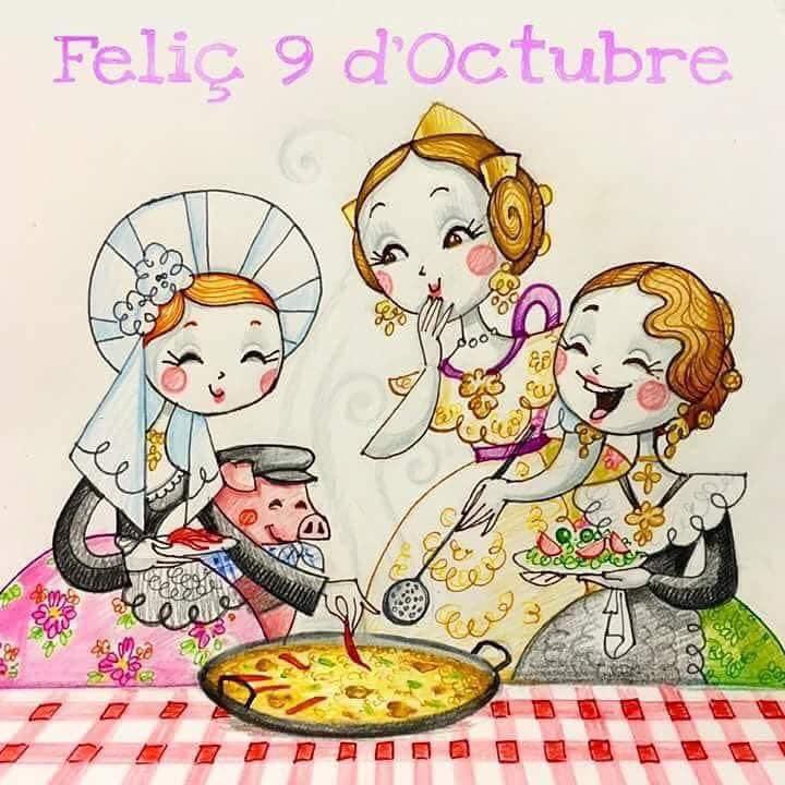 Feliç Nou d’octubre a totes i tots! 

Feliç dia de la Comunitat Valenciana