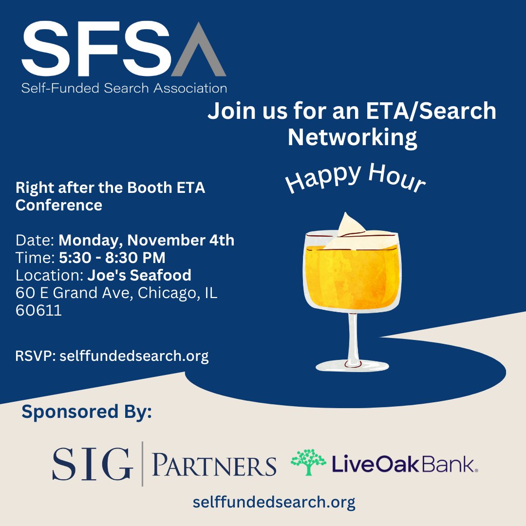 Self-Funded Search Association tweet media