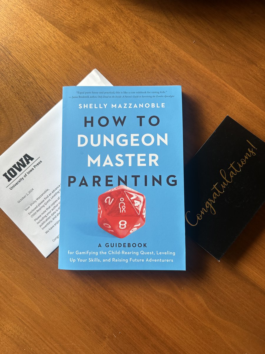 shellymoo's tweet image. My book is even more beautiful IRL! Grateful to @BDaveWalters @MikeWitwer @vickjulie @MeganPsyD @ToddStashwick @JimZub @aaronreynolds @XplodingUnicorn for reading an early copy &amp;amp; offering kind words! Out 11/12! It's not a mimic, promise. #dnd #dungeonsanddragons #parenting