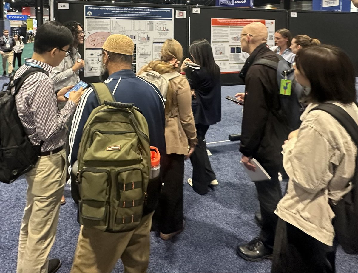 Adam Schuller (@_adamschuller) on Twitter photo Really great second day at #SFN2024 watching <a href="/omaryannn/">Omar Yanouri</a> present his exciting work (to a huge crowd) characterizing cGAS-STING signaling in #astrocytes in a misfolded synuclein Parkinson’s disease model! Shoutout to the <a href="/CSU_BIN/">CSU BIN Core</a> core for the imaging! Really great second day at #SFN2024 watching <a href="/omaryannn/">Omar Yanouri</a> present his exciting work (to a huge crowd) characterizing cGAS-STING signaling in #astrocytes in a misfolded synuclein Parkinson’s disease model! Shoutout to the <a href="/CSU_BIN/">CSU BIN Core</a> core for the imaging!