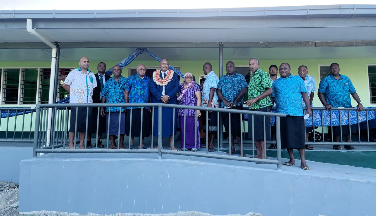 A new multi-purpose evacuation center was opened yest for the villagers of Yavusania, Nadi. Funded by <a href="/koicafiji/">KOICA Fiji</a>, the project was implemented by @IOMFiji in coordination with the @FijiNDMO &amp; <a href="/MRMDFiji/">Ministry of Rural and Maritime Development and DM</a>.

✅READ MORE 👉bit.ly/YavusaniaEC