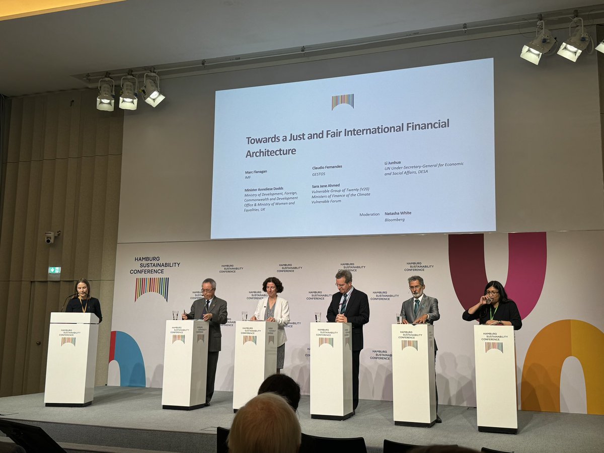 Minh-Thu Pham (@m2pham) on Twitter photo Wasn’t sure what to expect but really enjoyed catching up w colleagues & hearing insights on #SDGs #SOTF #FfD at 1st Hamburg Sustainability Conference #HSC2024. Great gathering.
Paula Caballero, Philipp Schonrock, <a href="/David_unu/">David Passarelli</a> et al Wasn’t sure what to expect but really enjoyed catching up w colleagues & hearing insights on #SDGs #SOTF #FfD at 1st Hamburg Sustainability Conference #HSC2024. Great gathering.
Paula Caballero, Philipp Schonrock, <a href="/David_unu/">David Passarelli</a> et al