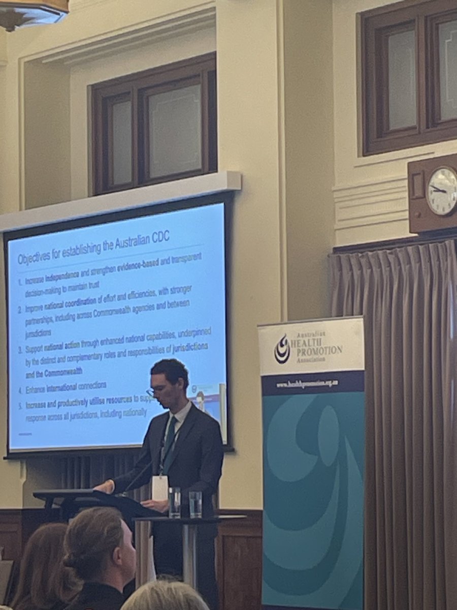 Dr Louise Baldwin (@louisebehealthy) on Twitter photo Jacob Madden sharing the objectives for establishing the Australian Centre for Disease Control #ahpasymposium2024 <a href="/WePublicHealth/">#LeadOnNCDs</a> <a href="/AHPA_AU/">Australian Health Promotion Association (AHPA)</a> Jacob Madden sharing the objectives for establishing the Australian Centre for Disease Control #ahpasymposium2024 <a href="/WePublicHealth/">#LeadOnNCDs</a> <a href="/AHPA_AU/">Australian Health Promotion Association (AHPA)</a>