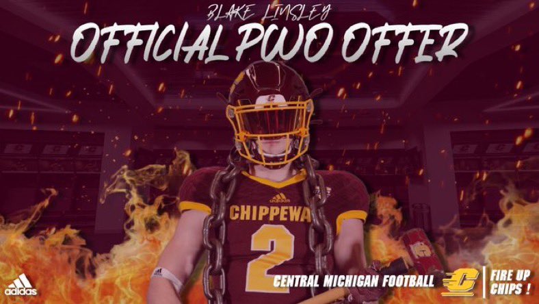 I am blessed to receive an offer to continue my academic and athletic career <a href="/CMU_Football/">Central Michigan Football</a>! Thank you @garrettbutler80 for the opportunity.

<a href="/RockfordRamsFB/">Rockford Rams Football</a> <a href="/CoachBanaszak/">Robert J Banaszak Jr.</a> <a href="/CoachMikeMcGee/">Michael McGee</a> <a href="/CoachCalley21/">Chris Calley</a> <a href="/JoeMento/">Joe Mento</a> <a href="/jvanderlaan15/">Jason Vander Laan</a> <a href="/AllenTrieu/">Allen Trieu</a> <a href="/PowerStrengthTS/">PowerStrength Training Systems</a> <a href="/Hugeshow/">HUGE</a>
