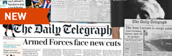 The Telegraph Historical Archive, 2017-2021 Content Supplement

Now Available!

The 2017-2021 Content Supplement adds 5 years of coverage to the Telegraph Historical Archive, making it one of our most up-to-date archives covering international news over the last 166 years.