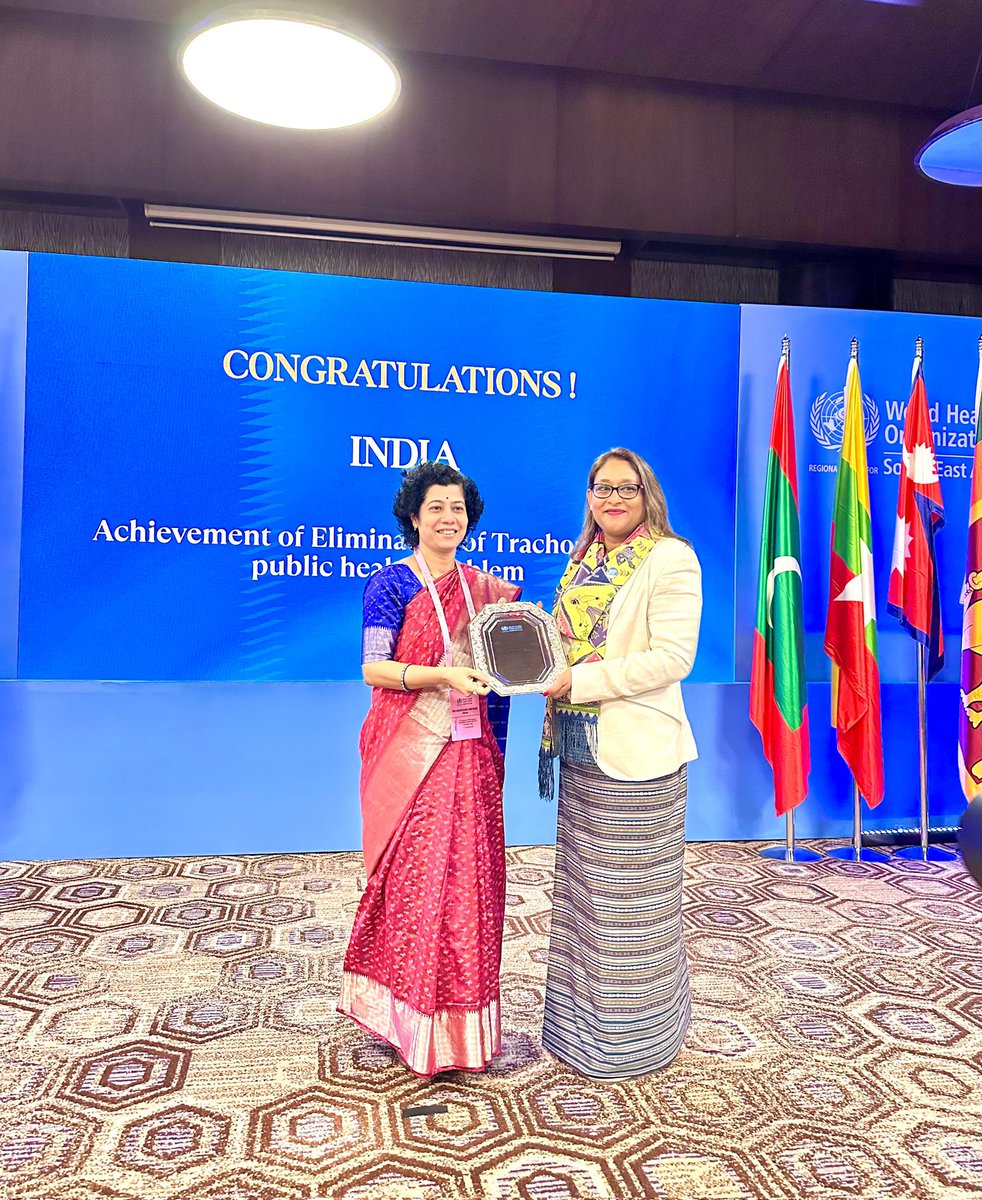 hrtaadil's tweet photo. As a medico and a proud Indian, it’s a moment of immense pride to see INDIA ELIMINATE TRACHOMA as a public health problem! 🇮🇳
This achievement shows the dedication of our healthcare community in combating preventable blindness. 🙌🏻
@WHO @WHOSEARO @drSaimaWazed @mygovindia https://t.co/txX1A4NUTc
