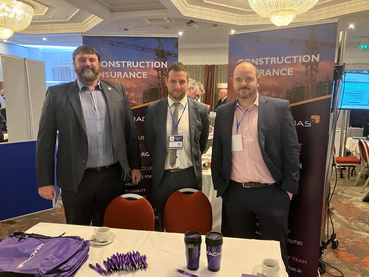 We are at the <a href="/homebondtweets/">HomeBond</a>  #ConstructionWatch2024 event in Cork today.
Visit our stand and chat to our team about the construction insurance solutions that we can provide to protect you and your business!