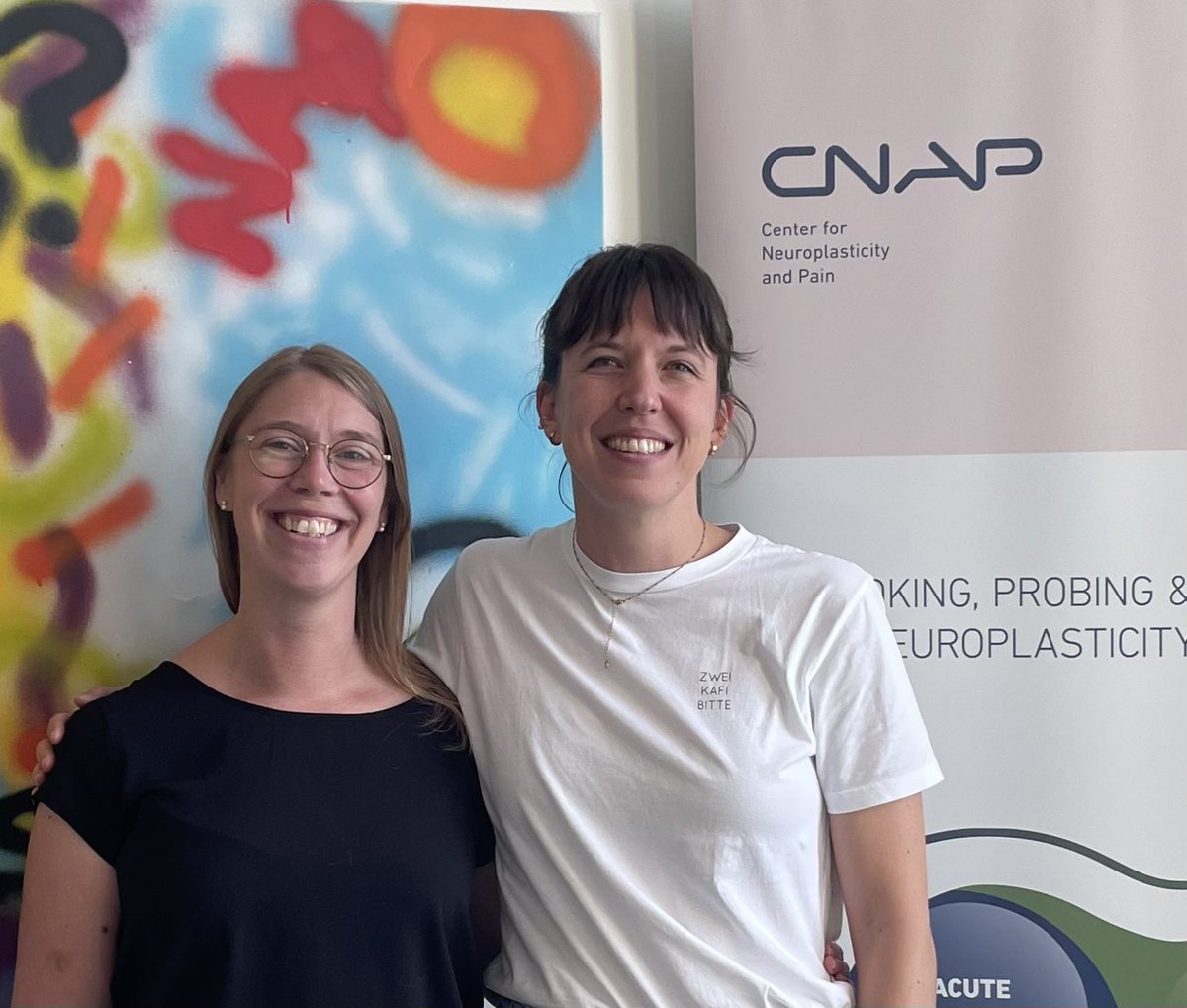 CNAP_AAU's tweet image. We are proud to welcome our newly recruited @CNAP_AAU postdocs to the team: @bach_margit and @LauraSirucek.
They will be working on advanced new projects within pain, brain oscillations and non-invasive neuromodulation. We look forward to their contributions to the field.