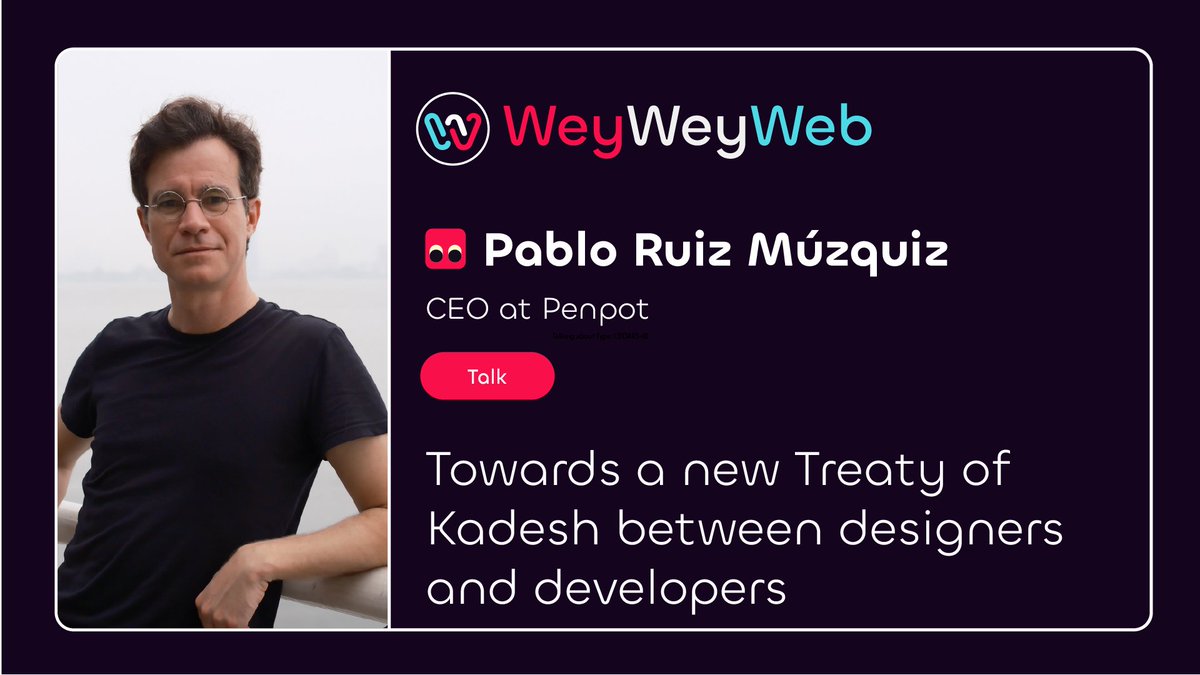 You don't want to miss <a href="/diacritica/">Pablo Ruiz-Múzquiz</a>, founder of <a href="/penpotapp/">Penpot</a>, at our next event!

He will talk about the gap between designers and developers and how to end siloes, boost collaboration, and streamline workflows.

Join us to explore how we can build a more harmonious future in tech!