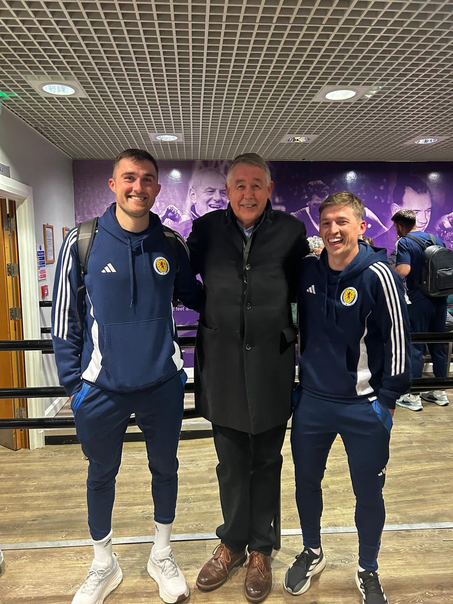 🏴󠁧󠁢󠁳󠁣󠁴󠁿 Pictured following the <a href="/ScotlandNT/">Scotland National Team</a> v Portugal Nations League fixture last night is former City player Jack Souttar alongside son <a href="/JohnSouttar/">John Souttar</a> and close family friend <a href="/RyanGauld/">Ryan Gauld</a>. 

Both players, who started their footballing careers with <a href="/BrechinCC/">Brechin Community Club</a>, featured in the game.