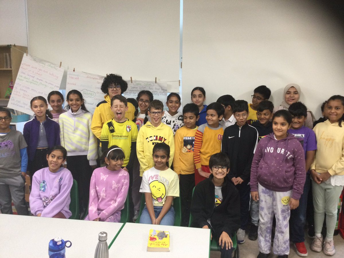 MountStewartSch's tweet photo. 6M are all dressed up for DLD day today, pupils wearing yellow or purple to show their support! #tmssyear6 #tmssinclusion #dldday #clchbrentslt https://t.co/OgJatc369S