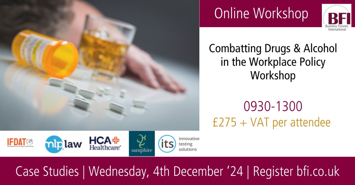 Is your Drug &amp; Alcohol Policy ready for 2025? With the latest developments in drug and alcohol testing, it’s more important than ever to understand who to test, when, and for what. Gain the knowledge and tools to remain compliant in 2025. - mailchi.mp/bfi.co.uk/drug…