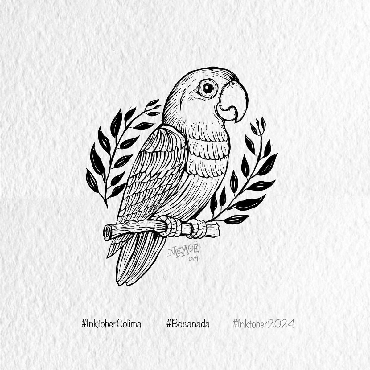 _memoe's tweet photo. Del día 15 del #inktobercolima #loro

#inktober #inktober2024 #inktobermexico #colima #colimamex #colimamexico #perico #loro #draw #dibujo #memoe #campanur #procreate @procreate #colimense https://t.co/0WCPWSsi6O