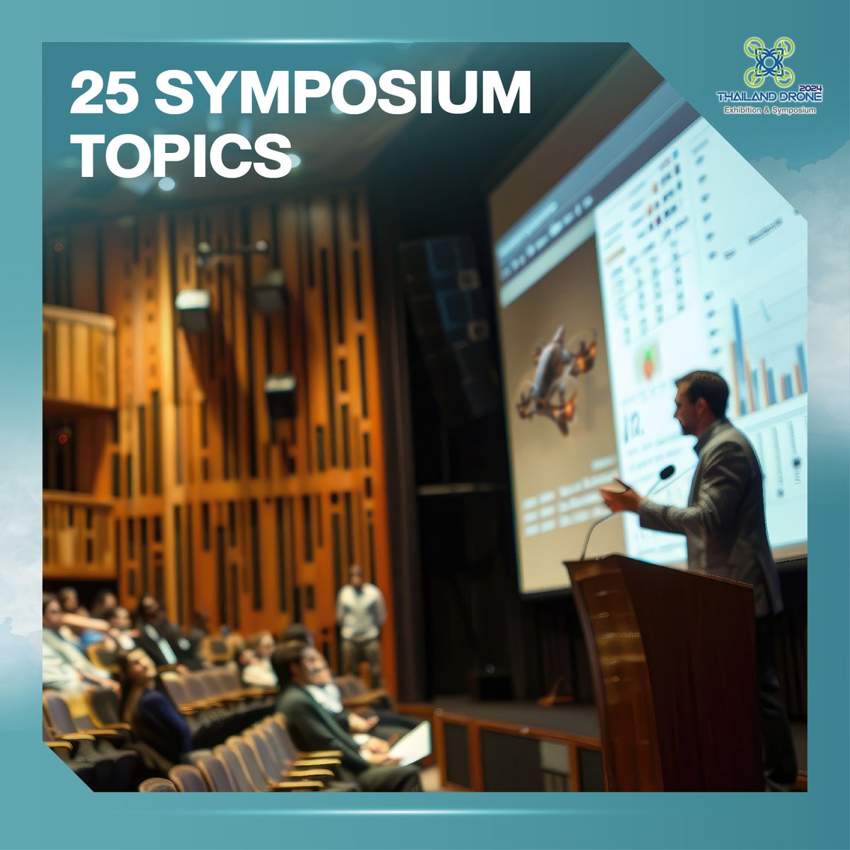 For the first time in Thailand! Experience cutting-edge drone technology and join an international symposium 🌐

📅 Thailand Drone Exhibition &amp; Symposium 2024
📍 November 7-9, 2024
At Queen Sirikit National Convention Center
🌐  Thailanddroneexpo.com