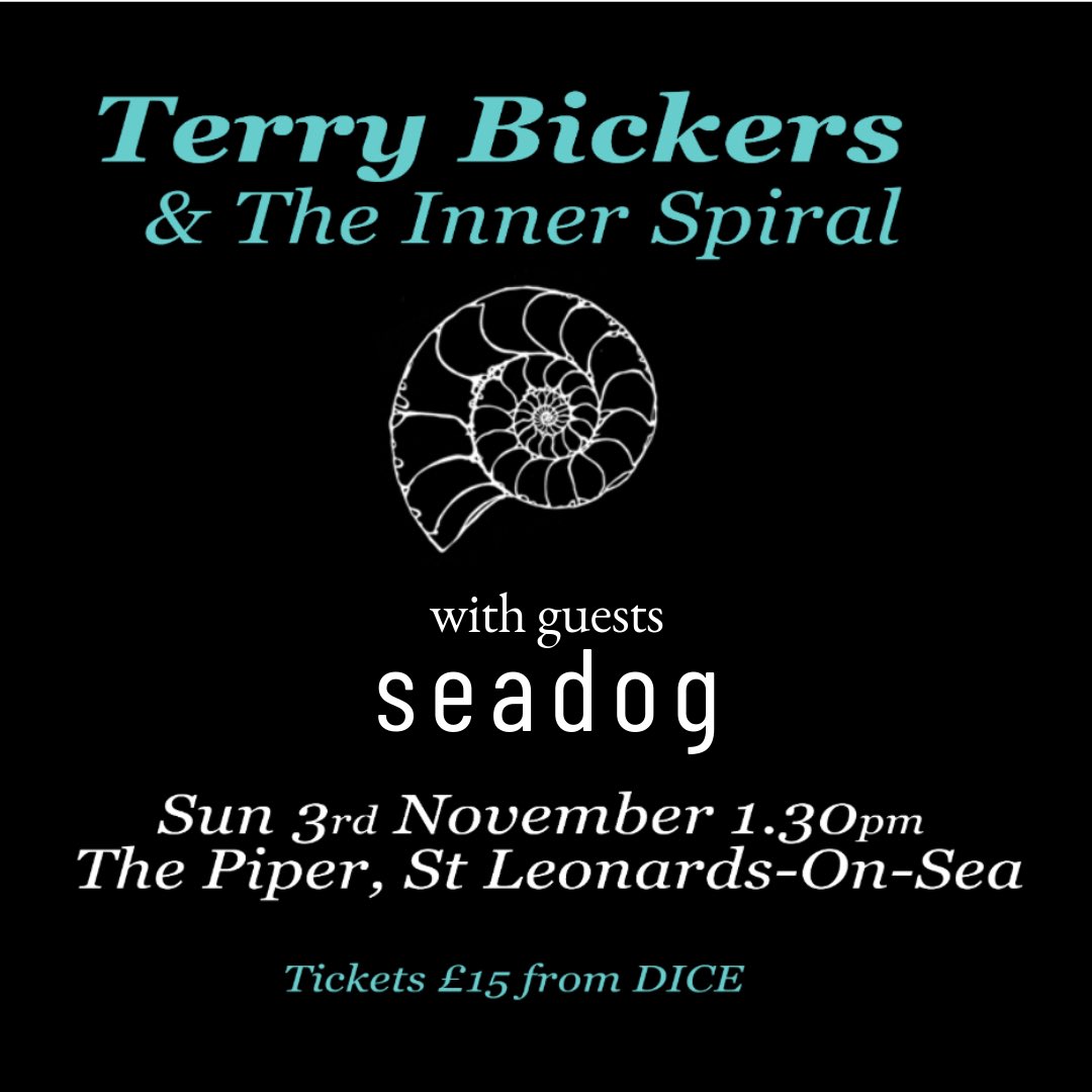 seadogmusic's tweet image. 📣 We are stoked to be opening for Terry Bickers &amp;amp; The Inner Spiral next month at The Piper, St Leonards. 

🎟️ Tickets can be purchased via our linktree. It's gonna be one a helluva show! 👊 #houseoflove #levitation