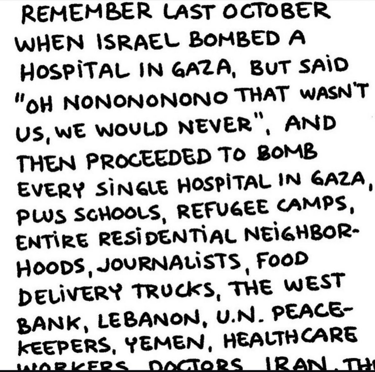 This is what happens when the world let them get away with it the first time