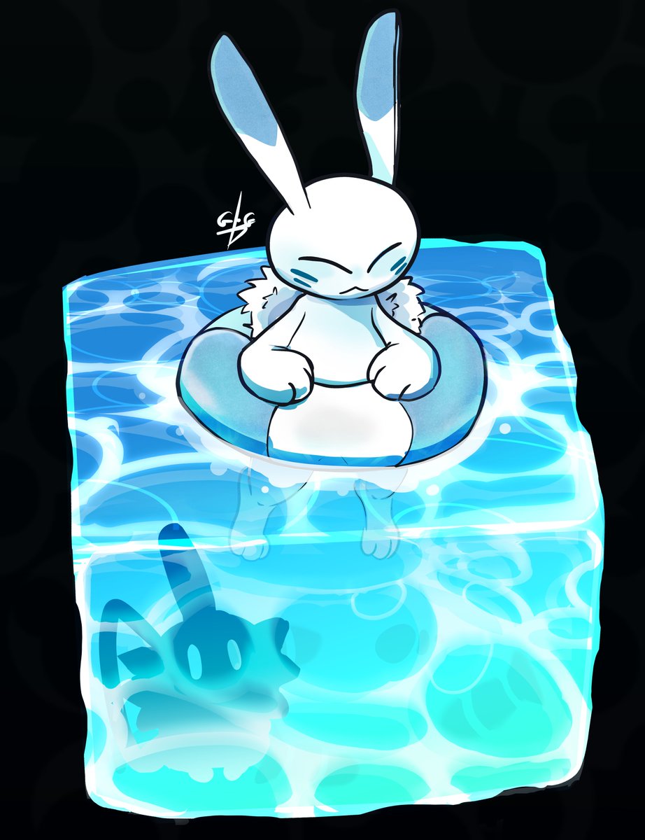 Pokemon Fanart Illustration: 

wallabit? Warabit? Water Bunny?
