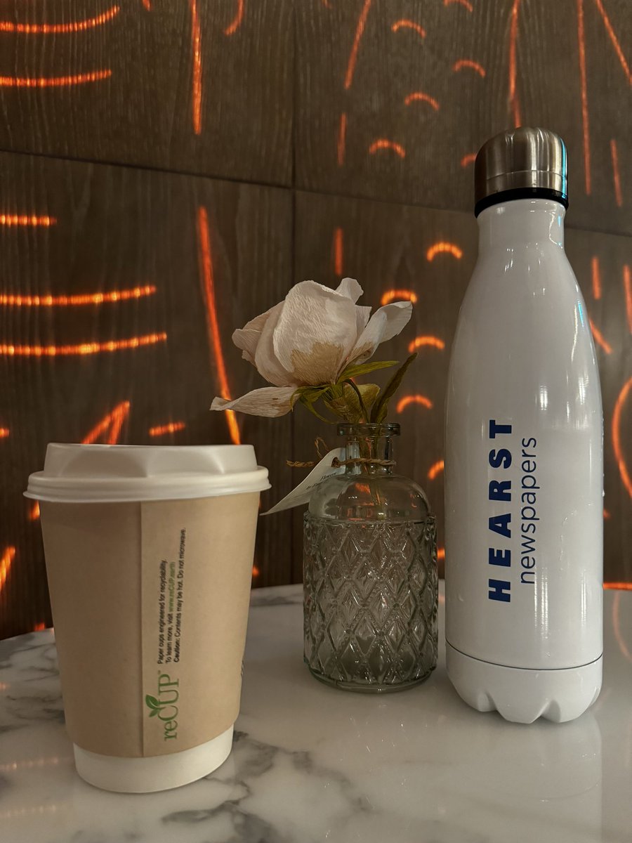 It’s Pitch Day in London! Caffeine and water…along with female entrepreneur energy and passion will fuel the day! <a href="/HearstLab/">HearstLab</a>